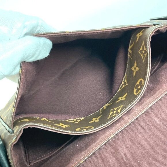 LOUIS VUITTON M40935 MonogramMacassar District PM Messenger Bag Shoulder Bag - Picture 16 of 16